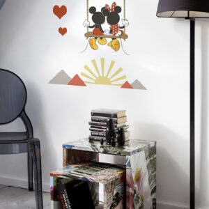 Wandsticker-Selbstklebefolie - Mickey Swing